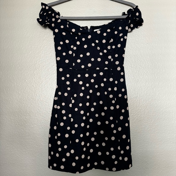 NWT ABERCROMBIE Off-The-Shoulder Corset Mini Dress - Picture 2 of 3